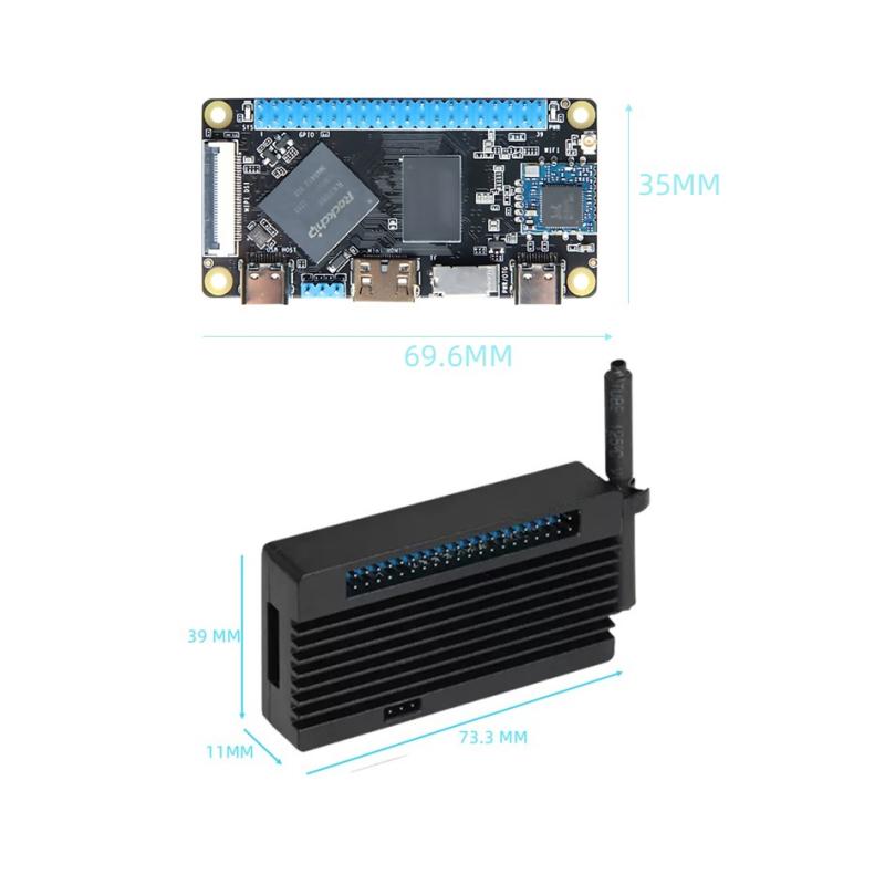 Zseb méretű RK3566 egylapos számítógép WiFi funkcióval